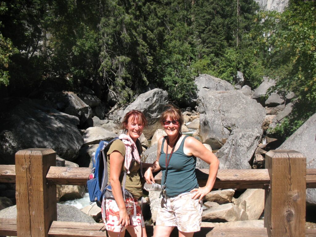 Twinning on Vernal Bridge Yosemite National Park